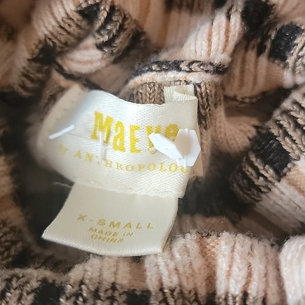 Maeve Anthropologie Button-Sleeve Turtleneck Size XS - Picture 7 of 10